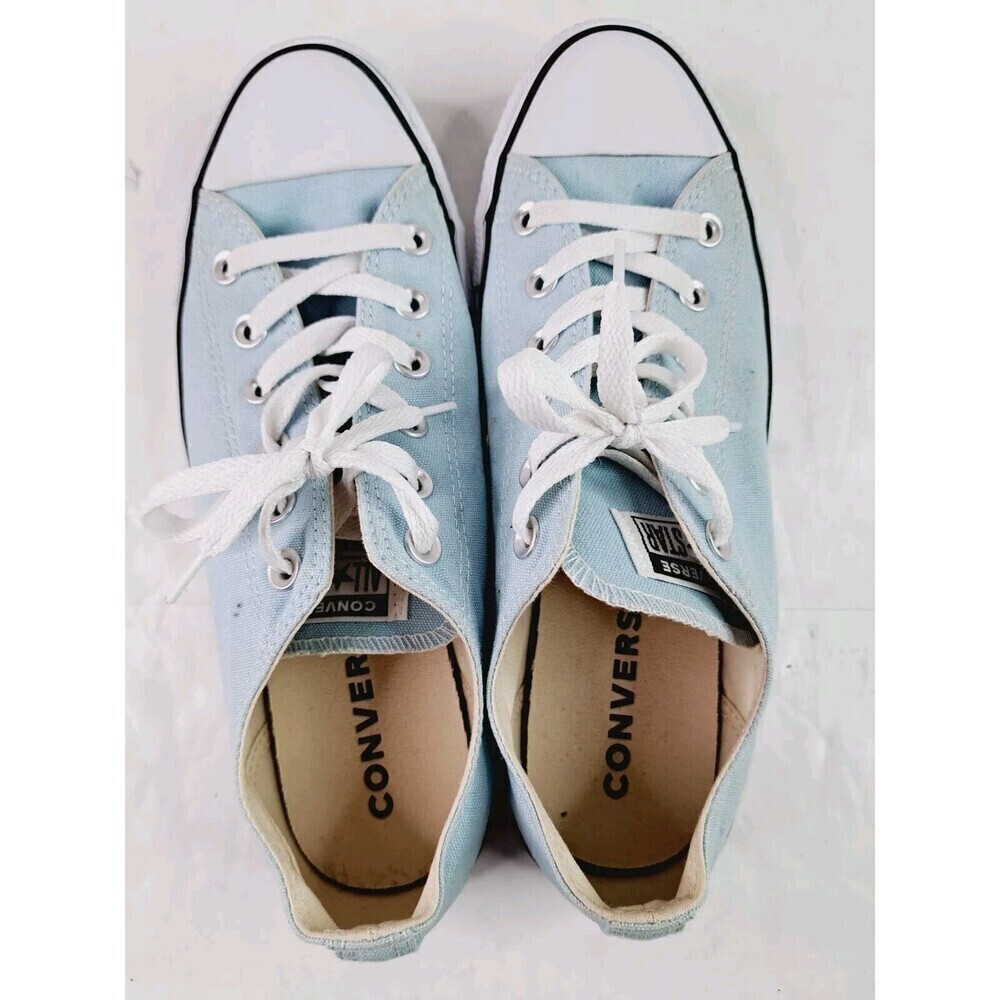Converse Chuck Taylor All Star Low Canvas Trainers Unisex M8 W10 Blue - Picture 6 of 8